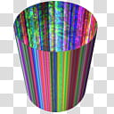 Plasma Gradient Tumbler Icons, plEosrmrdm_x, cylindrical multicolored transparent background PNG clipart