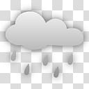 plain weather icons, , white clouds transparent background PNG clipart