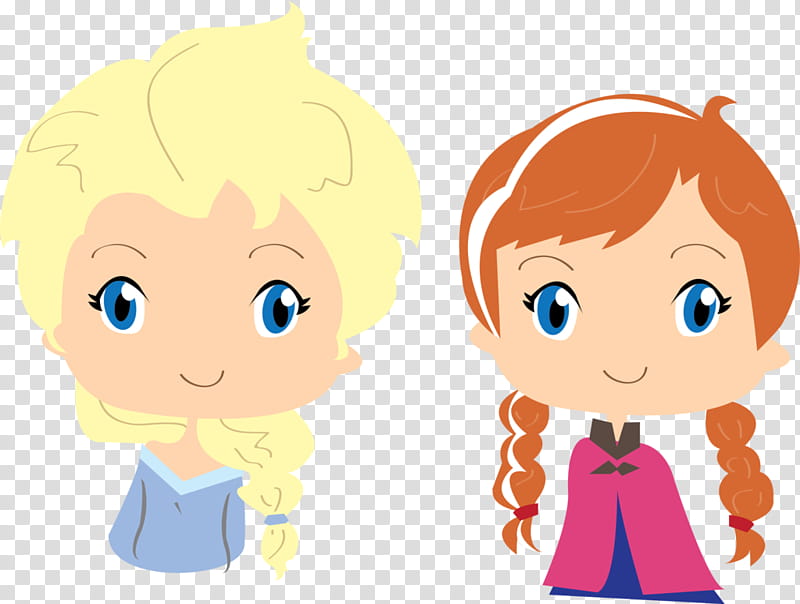 Frozen, Elza and Anna transparent background PNG clipart
