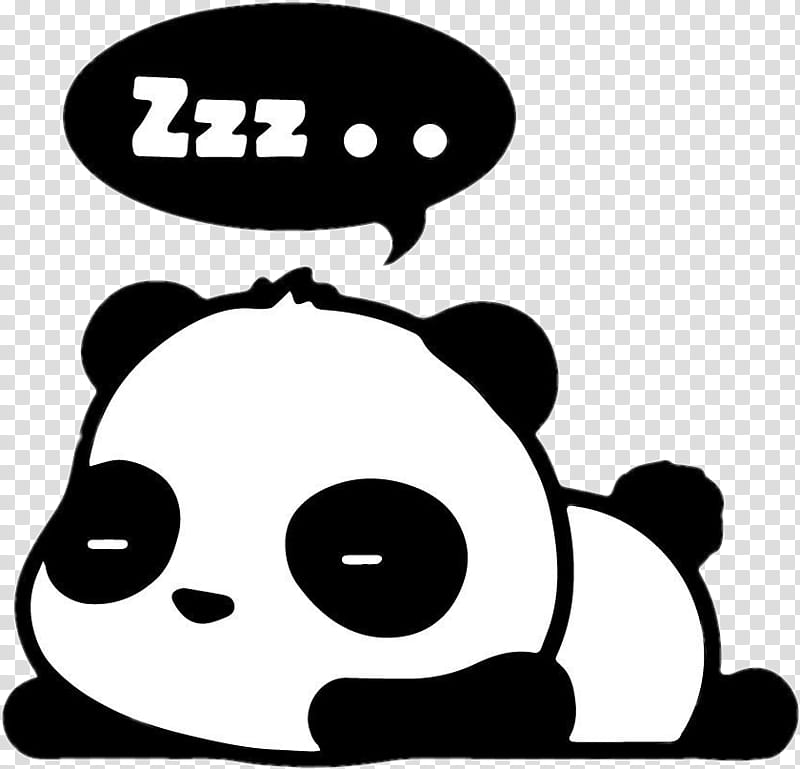 Sleep, Giant Panda, Sticker, Decal, Cuteness, Drawing, Bumper Sticker, Phonograph Record transparent background PNG clipart
