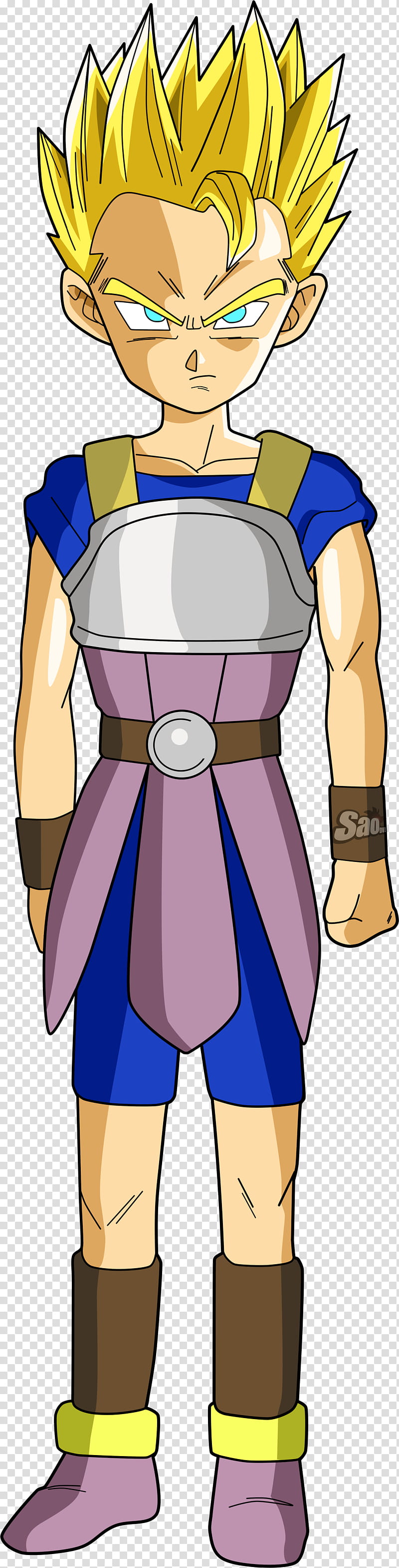 Kyabe Super Saiyajin DBS, Dragon Ball trunks character illustration transparent background PNG clipart