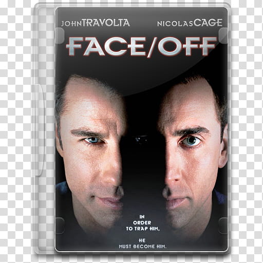 Movie Icon , Face-Off, Face/Off case illustration transparent background PNG clipart
