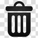 Devine Icons Part , trash bin illustration transparent background PNG clipart