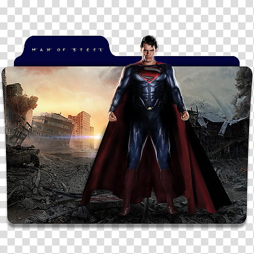Batman Vs Superman And Man Of Steel Folder Icon, Man Of Steel transparent background PNG clipart