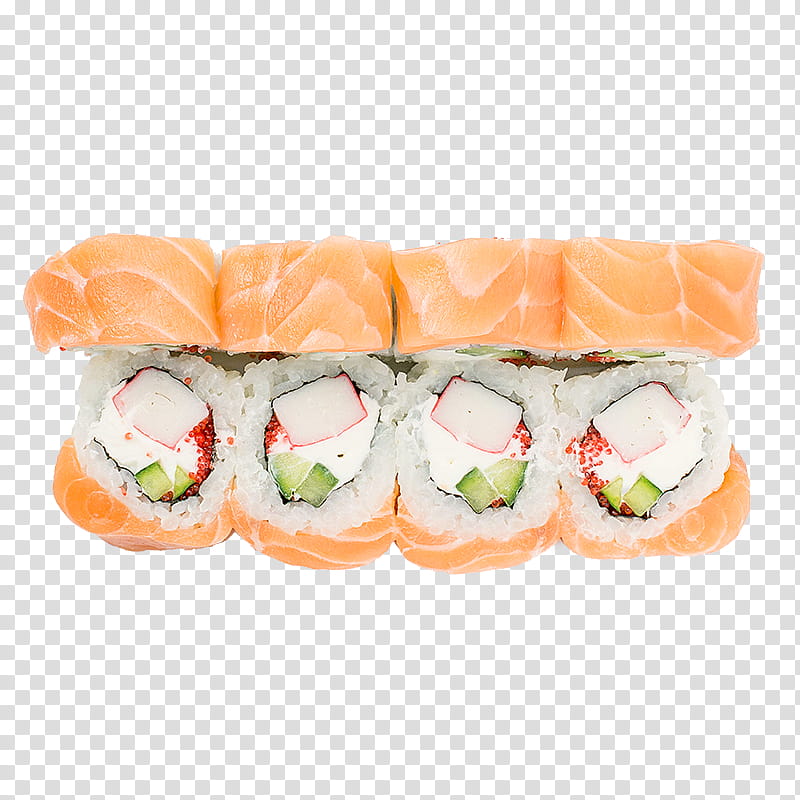 Sushi, California Roll, Sashimi, Smoked Salmon, Hors Doeuvre, Garnish, Food, Chopsticks transparent background PNG clipart