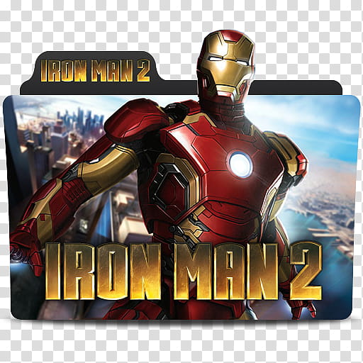 MARVEL Cinematic Universe Folder Icons Phase One, ironman, Iron Man  transparent background PNG clipart