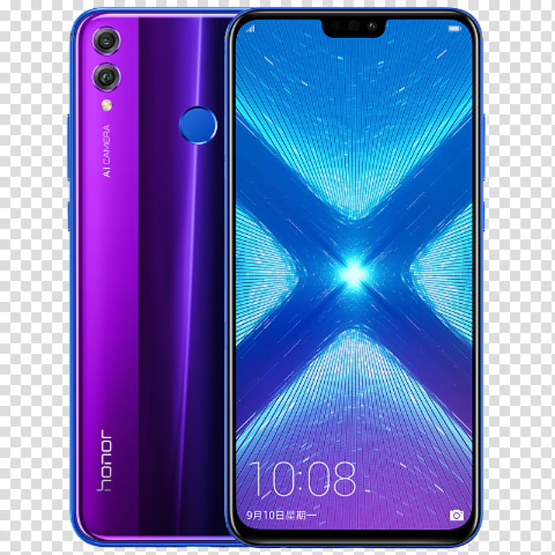 Phone, Honor 8x, Smartphone, Huawei, 4g Lte, Android 81, 6gb 128gb, Octa Core transparent background PNG clipart