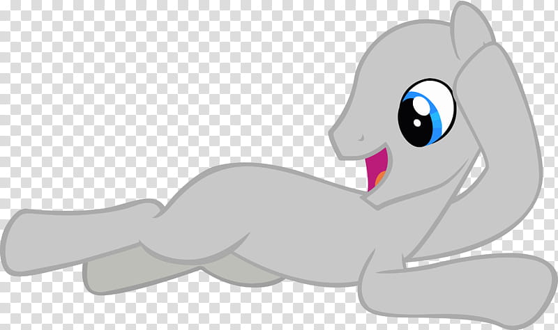 Posing or Flying Stallion Base , gray My Little Pony character transparent background PNG clipart