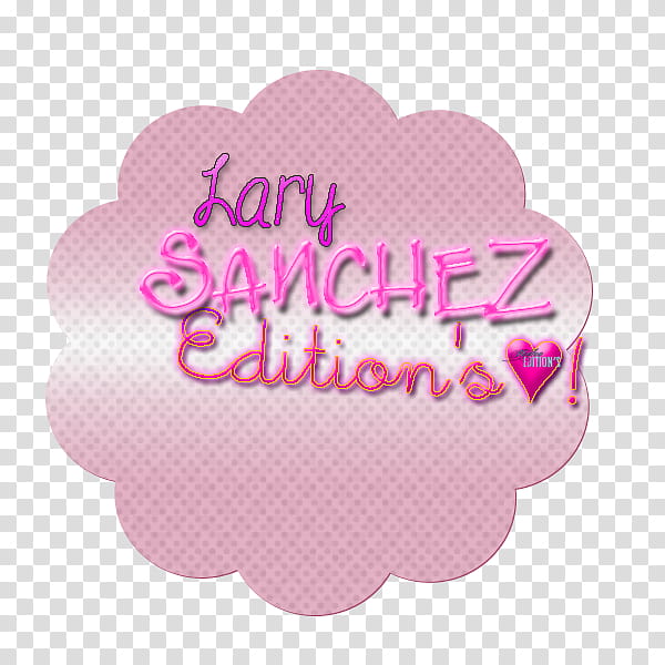 texto para Lary Sanchez transparent background PNG clipart