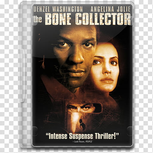 Movie Icon Mega , The Bone Collector, The Bone Collector DVD case illustration transparent background PNG clipart