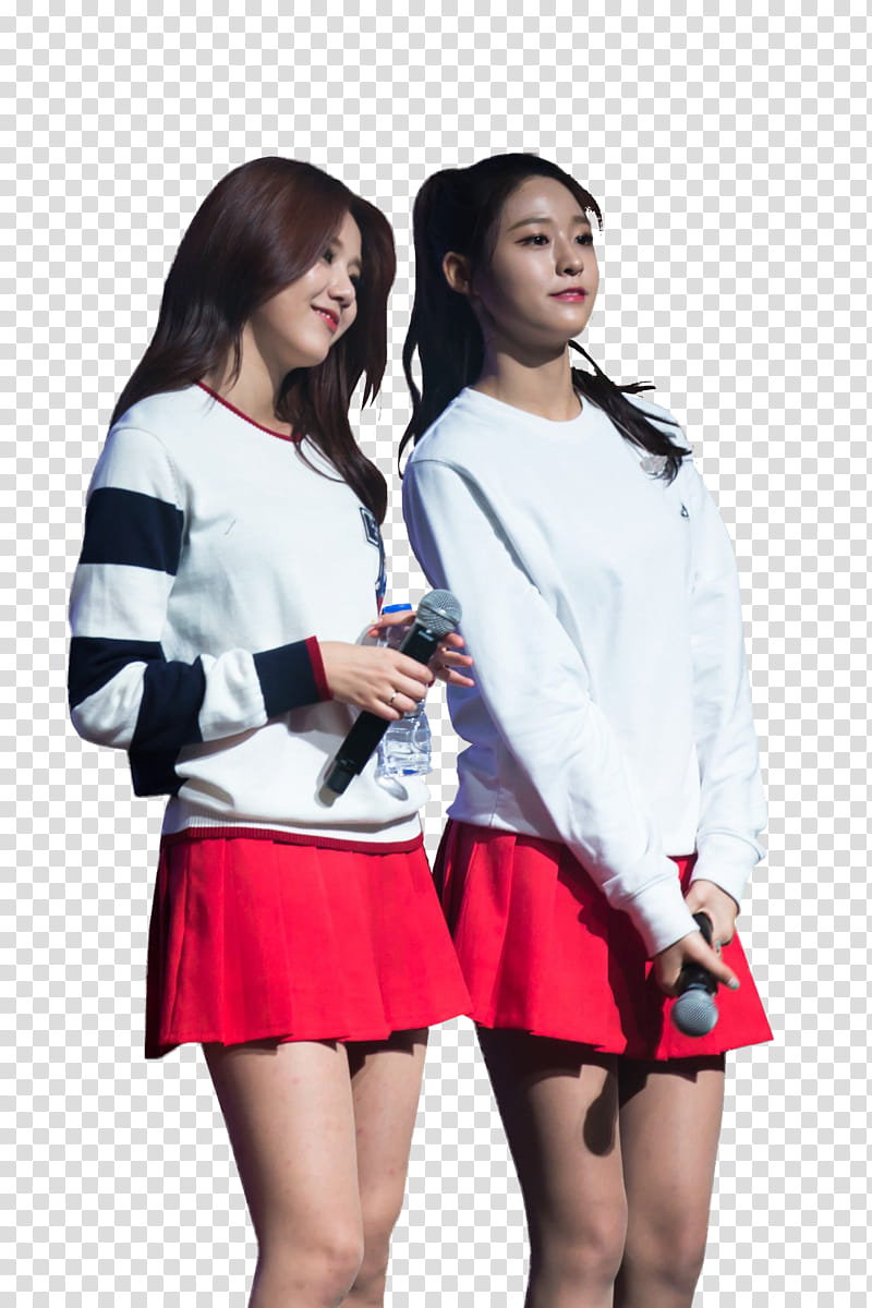 AOA Seolhyun and Hyejeong ,  () transparent background PNG clipart