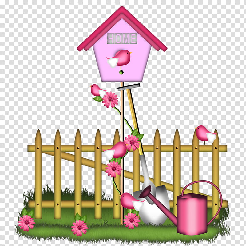 Pink Flower, Bird Houses, Garden, Flower Box, Window Box, Cartoon, Bird Nest, Toy transparent background PNG clipart