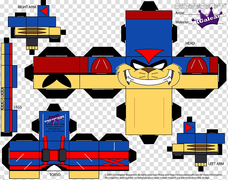 Cubeecraft T Bone From the TV Series Swat Kats PT, animated illustration transparent background PNG clipart