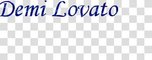 Texto de Demi Lovato transparent background PNG clipart thumbnail