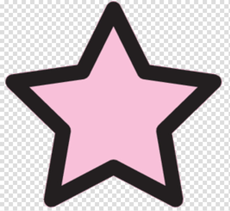 Star Emoji, Pink transparent background PNG clipart