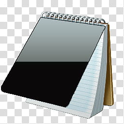 NotePad Icons, notepad black transparent background PNG clipart