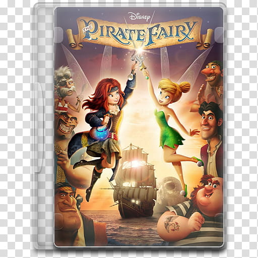 Movie Icon Mega , The Pirate Fairy, Pirate Fairy DVD case transparent background PNG clipart