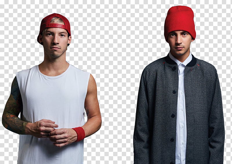 Twenty One Pilots , Josh Dun and Tyler Joseph of Twenty One Pilots transparent background PNG clipart