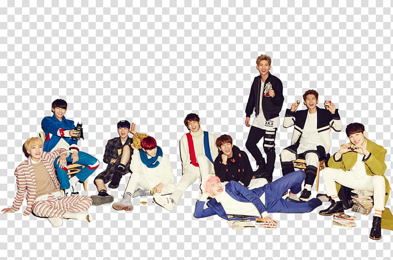 UPTION BRAVO RENDER, K-Pop group transparent background PNG clipart