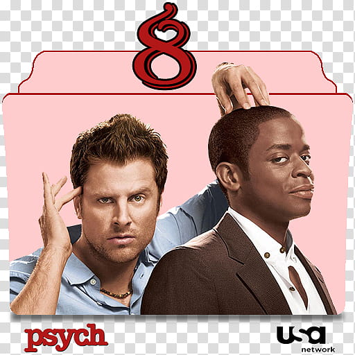 Psych series and season folder icons, Psych S ( transparent background PNG clipart