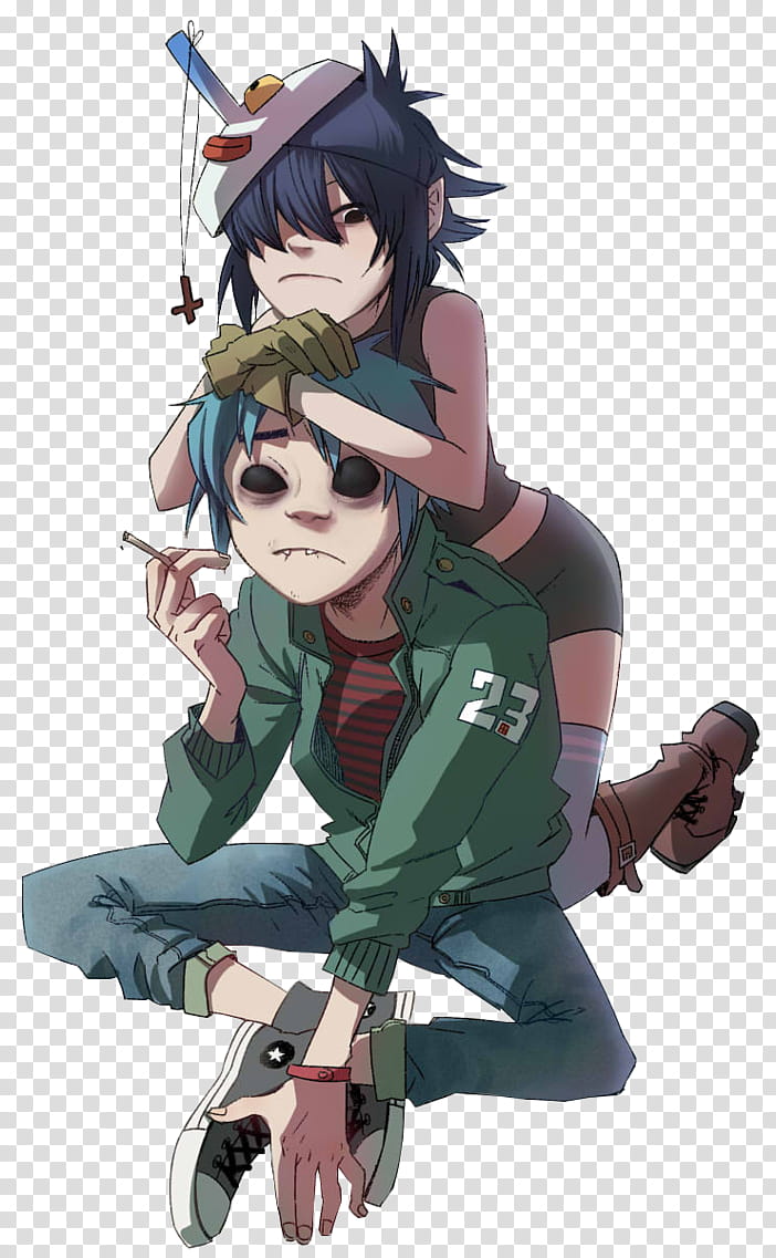 Gorillaz Render transparent background PNG clipart