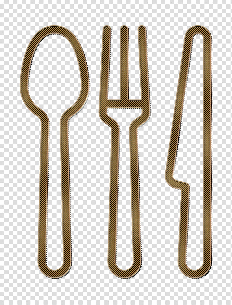 Cutlery icon Fork icon Restaurant Elements icon, Tool, Kitchen Utensil transparent background PNG clipart