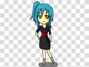 Chibi Achika transparent background PNG clipart thumbnail
