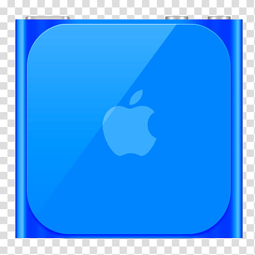 Ipod Nano th Icon, Ipod Nano Blue G Back transparent background PNG clipart
