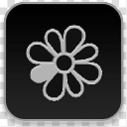 Albook extended dark , black and gray flower transparent background PNG clipart