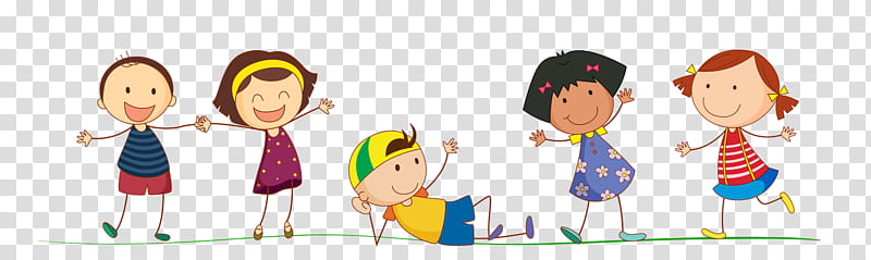 cartoon child playing with kids sharing, Cartoon, Fun, Friendship, Happy, Animated Cartoon transparent background PNG clipart