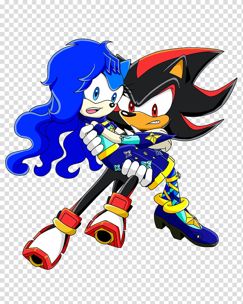 Sonic X Style Commission Shadow and Rooxstart transparent background PNG clipart