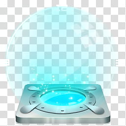 Hologram Dock icons v  , Clock, Microsoft Windows logo transparent background PNG clipart
