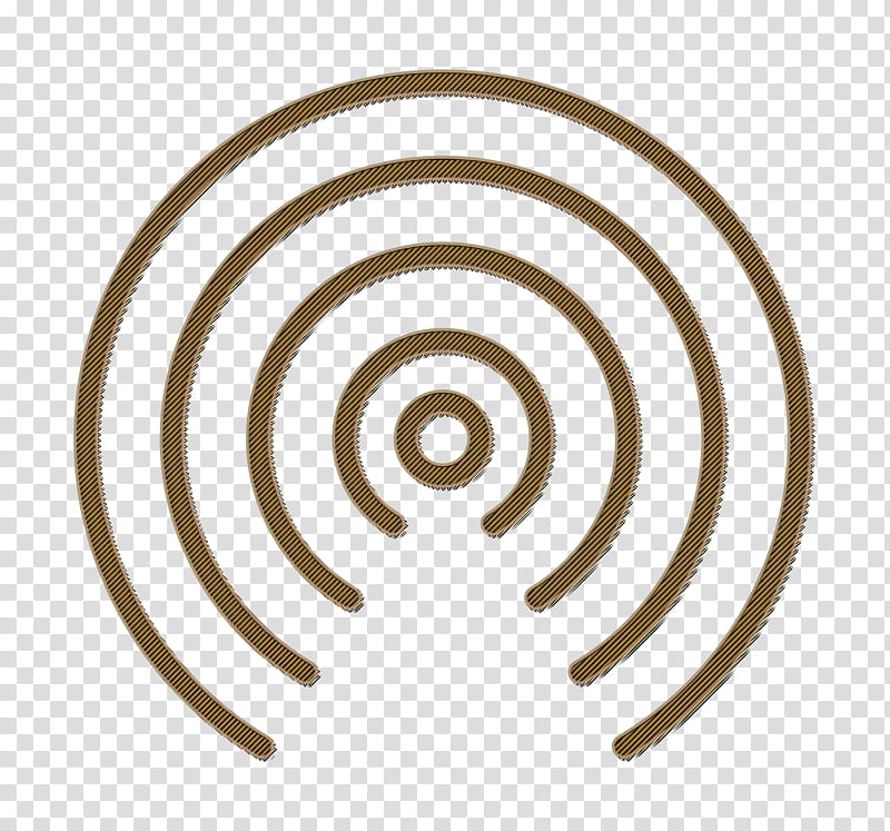 Essential Set icon Signal icon Wireless internet icon, Spiral, Circle, Labyrinth transparent background PNG clipart