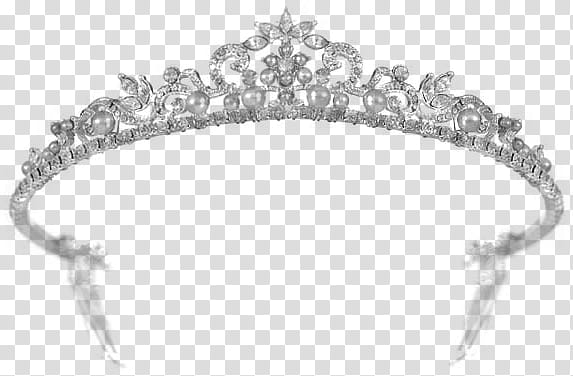 gray tiara transparent background PNG clipart