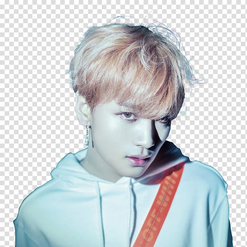 NCT DREAM GO, man wearing white pullover hoodie transparent background PNG clipart