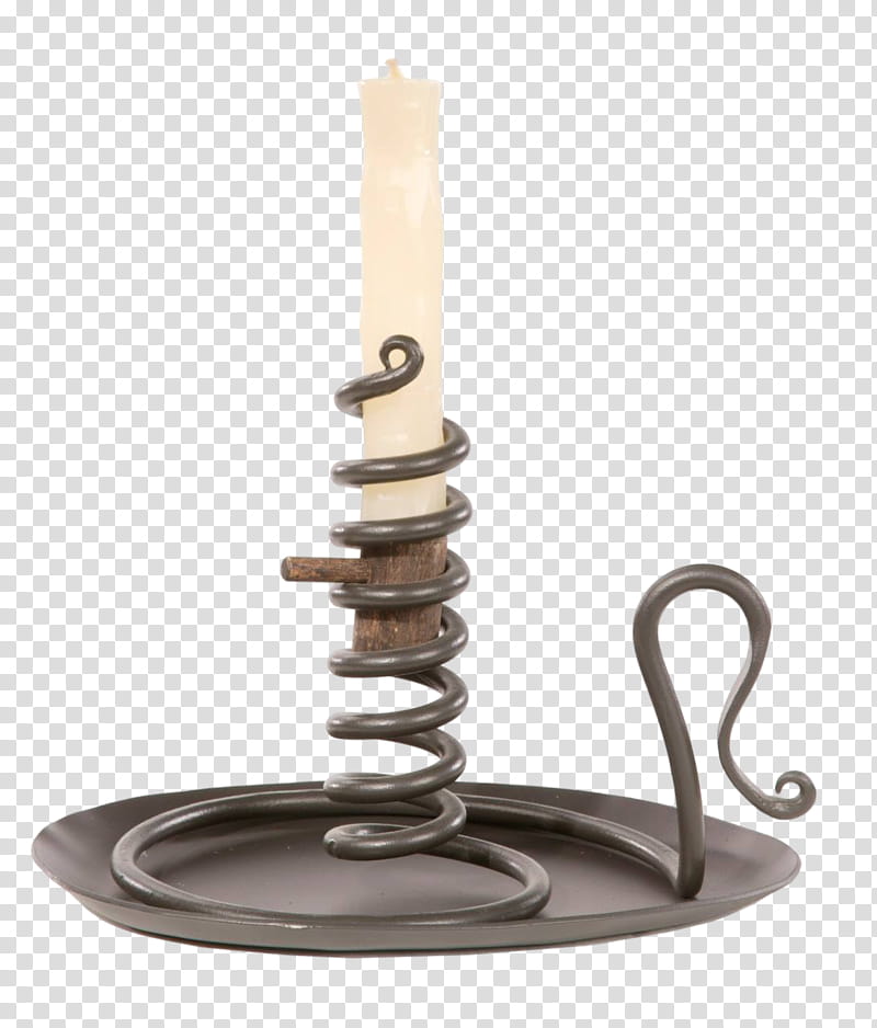 taper candle on holder transparent background PNG clipart