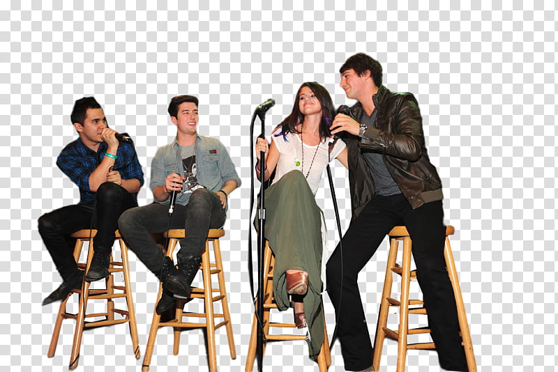 Selena Gomez And Big Time Rush transparent background PNG clipart