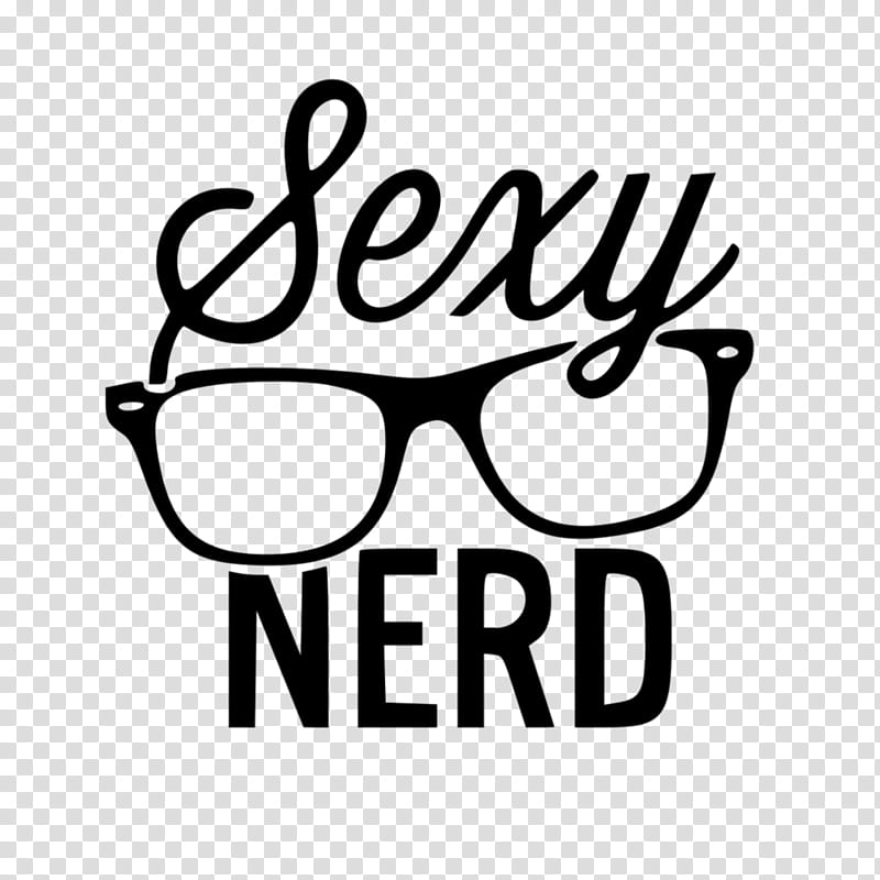 Sexy Nerd Logo transparent background PNG clipart