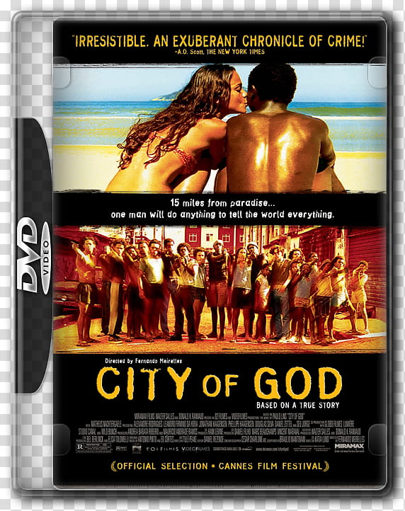 DVD Movie Case Icons, city-of-god transparent background PNG clipart