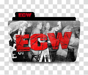 Colorflow Wrestling Folders, ECW file folder art transparent background PNG clipart thumbnail