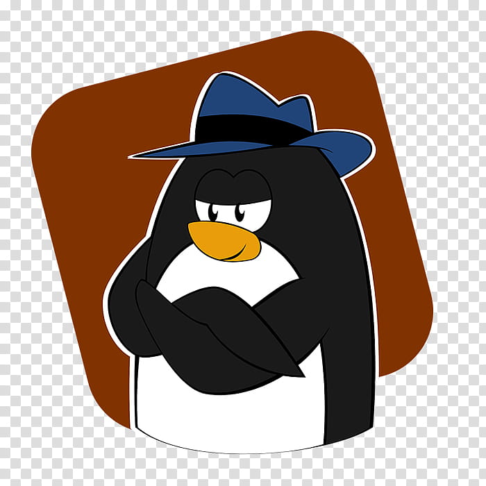 Hat, Penguin, Tux Racer, Fedora, Linux, Bird, Flightless Bird, Headgear transparent background PNG clipart