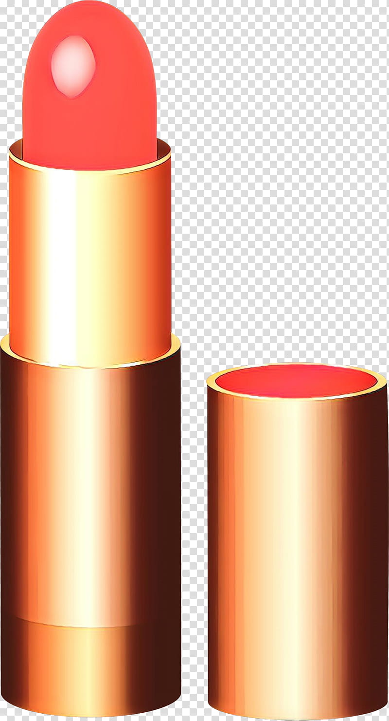 Orange, Cartoon, Cylinder, Lipstick, Saem Kissholic Lipstick M, Red, Cosmetics, Beauty transparent background PNG clipart