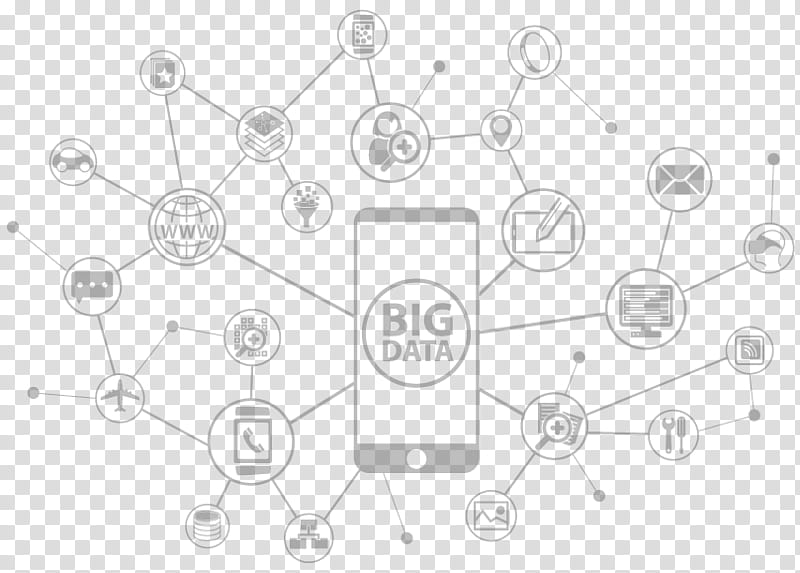 Big Data, Internet Of Things, Handheld Devices, Cloud Computing, Information Technology, Smart Object, Industrial Internet Of Things, Connected Car transparent background PNG clipart