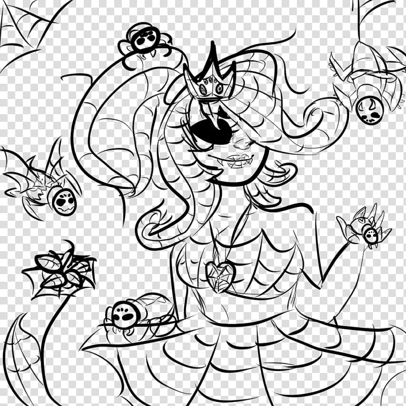 Spider Queen WIP transparent background PNG clipart
