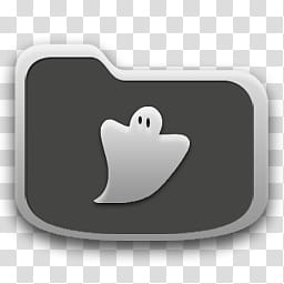 Grey tablet Folder, ghost icon transparent background PNG clipart