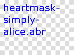 Heart Mask, heartmask simply alice.br text transparent background PNG clipart