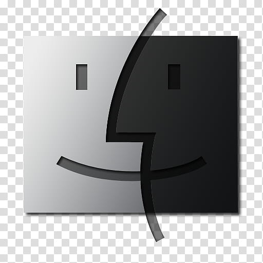 Finder, Mac OS logo transparent background PNG clipart