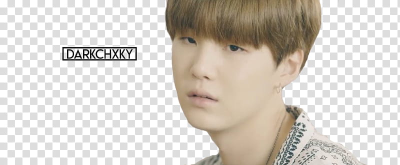 BTS Suga LOVE YOURSELF, BTS Suga in white and black floral top transparent background PNG clipart