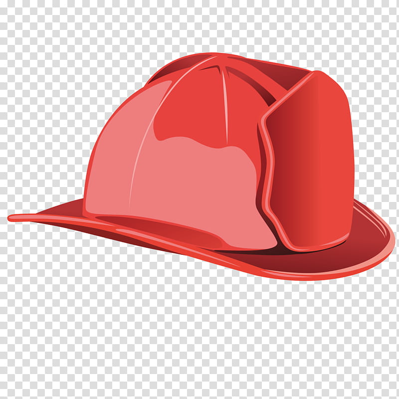 Firefighter, Hat, Theatrical Property, Fire Department, Vigili Del Fuoco, Personal Protective Equipment, Red, Headgear transparent background PNG clipart