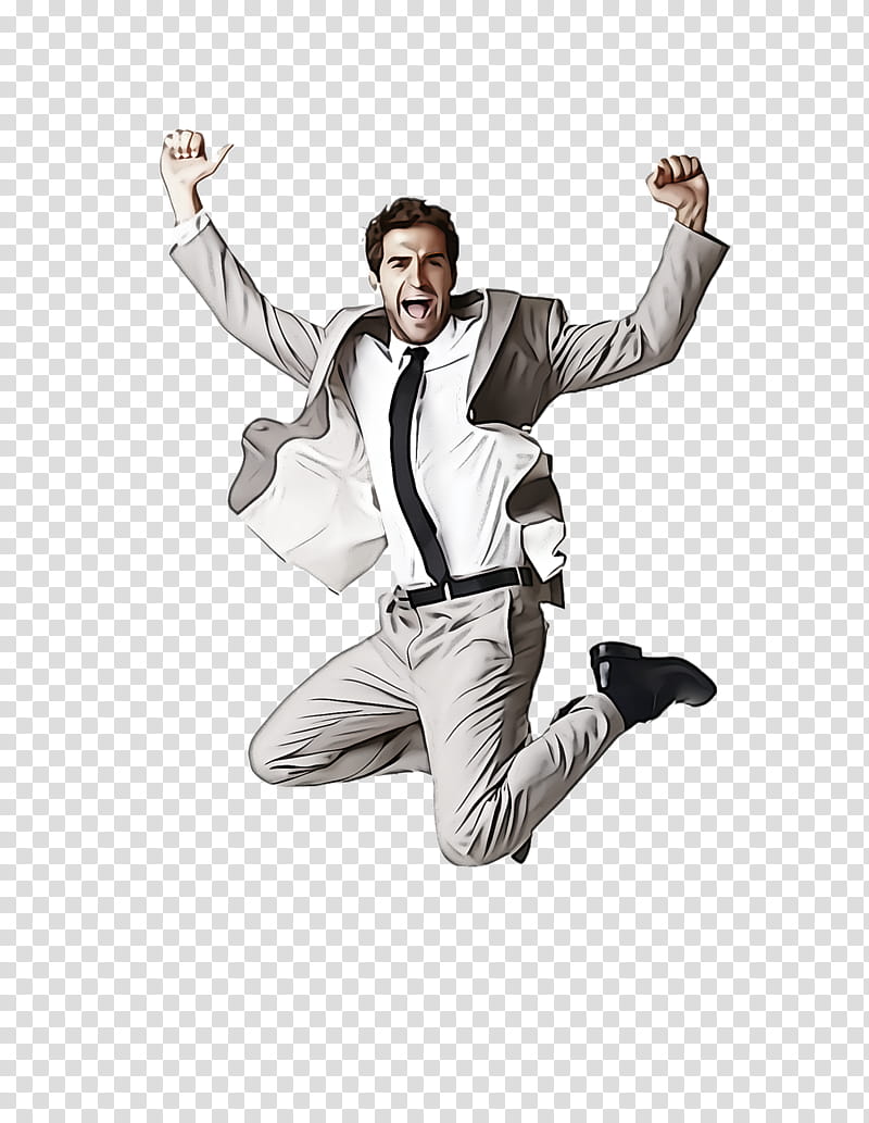 Jumping gesture kick suit costume transparent background PNG clipart ...